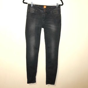 Hugo boss orange women skinny jeans black 28/34